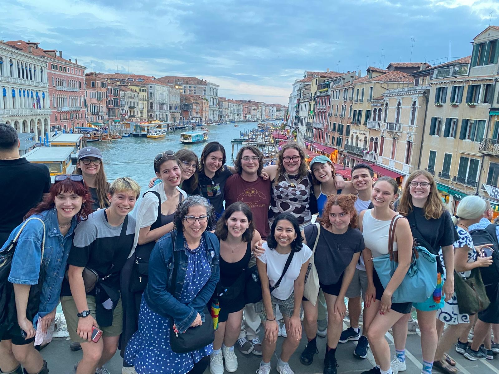 Me and my fellow Shakespeare in Italy peers in Venice.