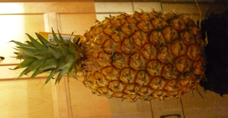 A fresh pineapple