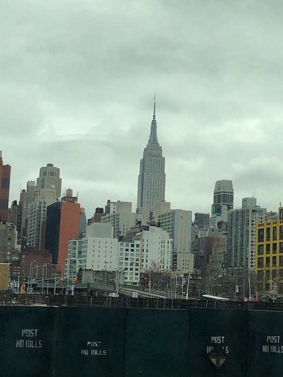View of New York City in the daytime. 