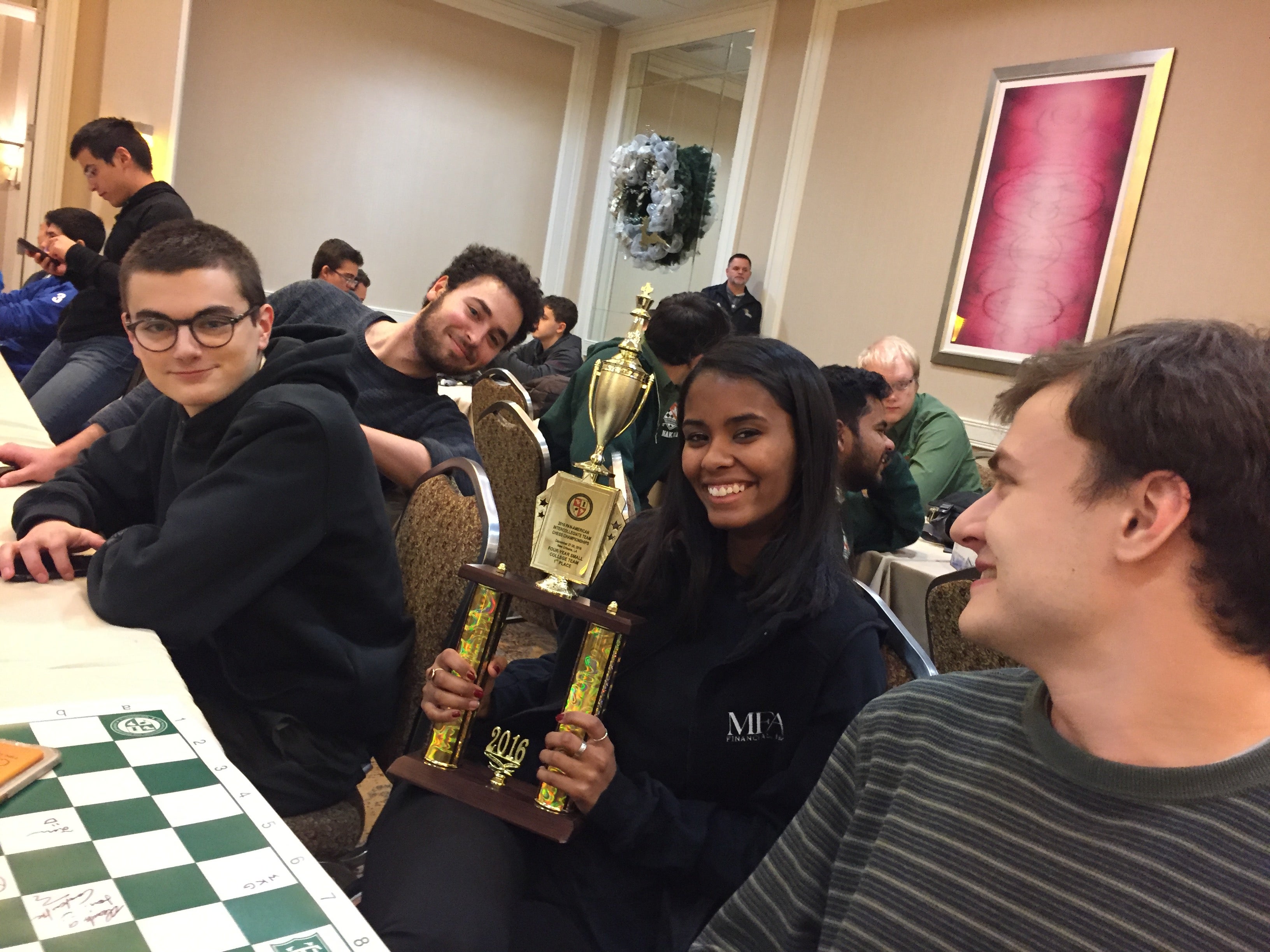 Chess Team Takes First Place at Pan-Am