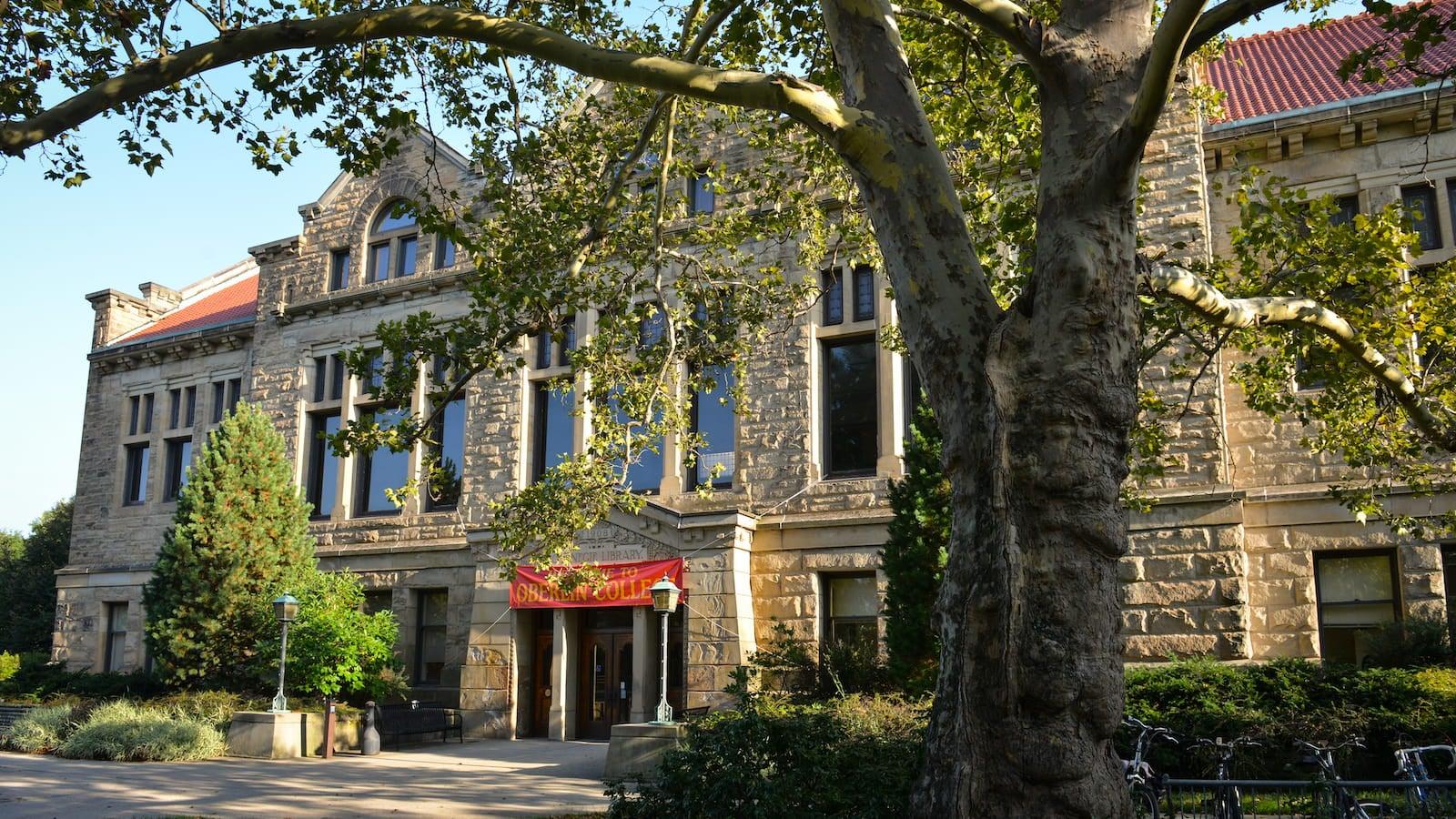 Exterior of the Carnegie building.