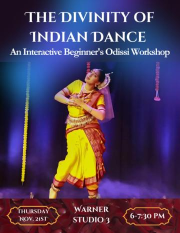 International Education Week: An Interactive Beginners Odissi Workshop 