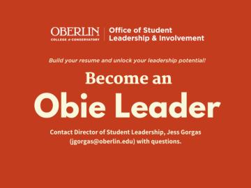Obie Leaders Session 1: The Language of Leadership