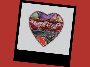 Art and Craft @ CWAL - I found a Quilted Heart