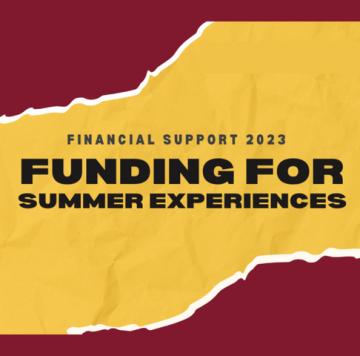 Summer Funding Info Session