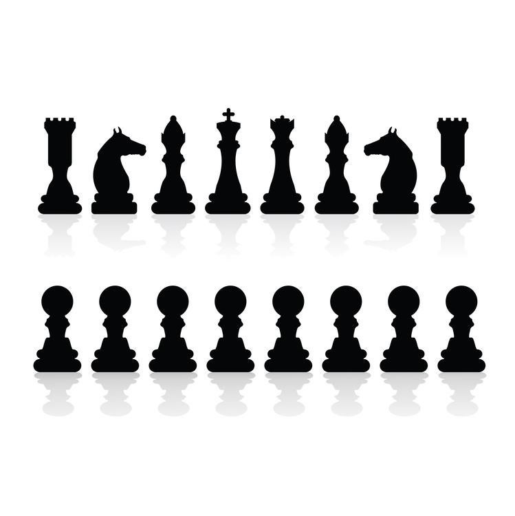 Black Chess pieces