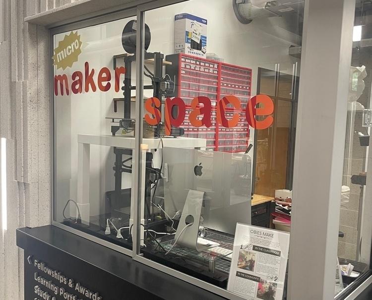 a photograph of the front of the micro maker space