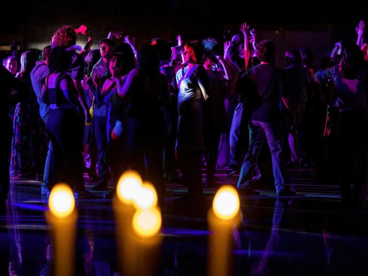 Students dancing at the 2024 Winter Term ball