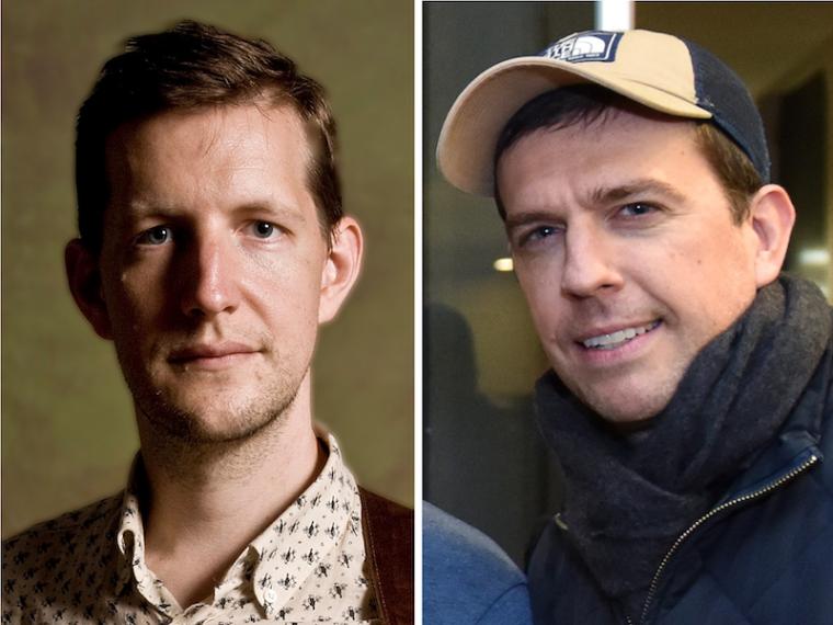 Chris Eldridge and Ed Helms.